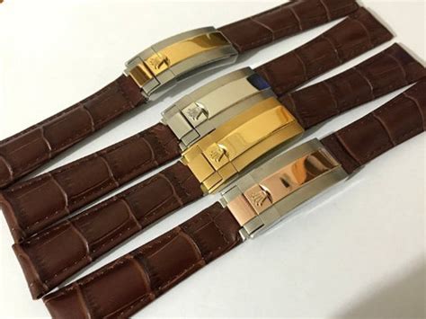 rolex 20mm leather strap|rolex watch straps for men.